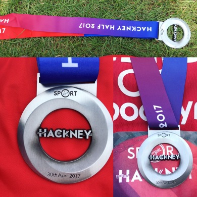 Hackney Half Marathon 2017 medal